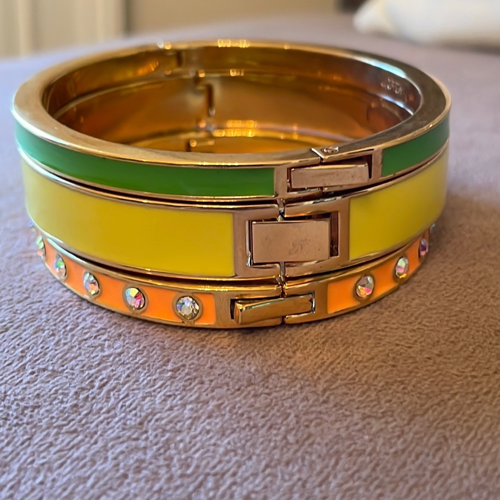 J Crew Multi-colored Bangle Bracelets